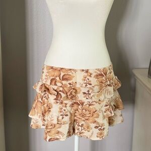 Free People Days Gone By Tiered Shorts